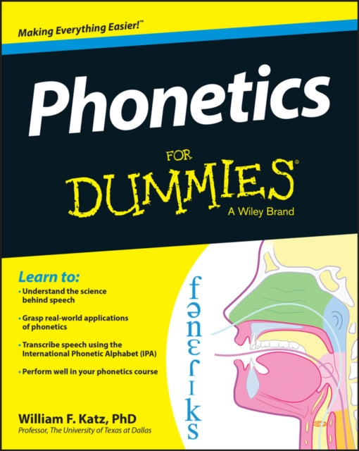 Book cover of: Phonetics For Dummies
