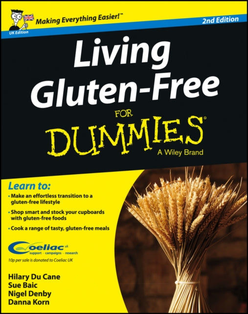 Book cover of: Living Gluten-Free For Dummies, UK Edition. By: Hilary Du Cane