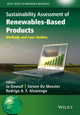 Book cover of: Sustainability Assessment of Renewables-Based Products. By: Jo Dewulf