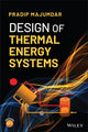 Book cover of: Design of Thermal Energy Systems. By: Pradip Majumdar
