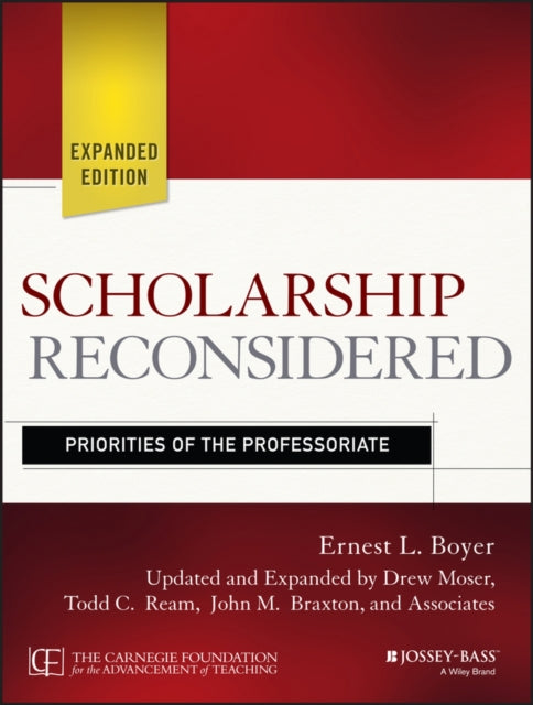 Book cover of: Scholarship Reconsidered. By: Ernest L. Boyer