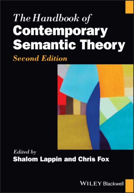 Book cover of: Handbook of Contemporary Semantic Theory. By: Shalom Lappin