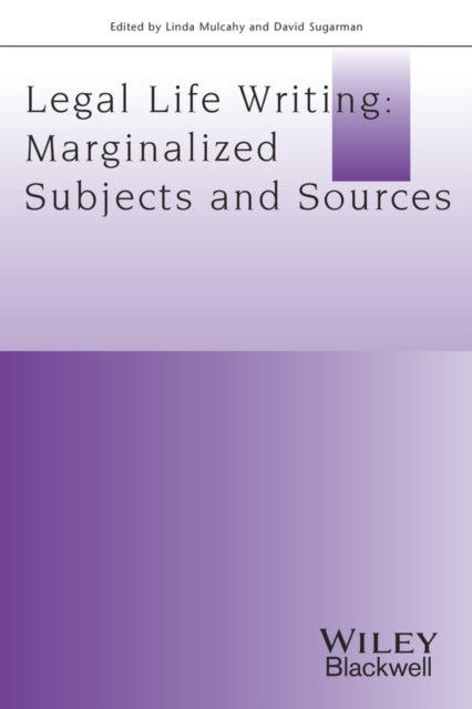 Book cover of: Legal Life-Writing. By: Linda Mulcahy