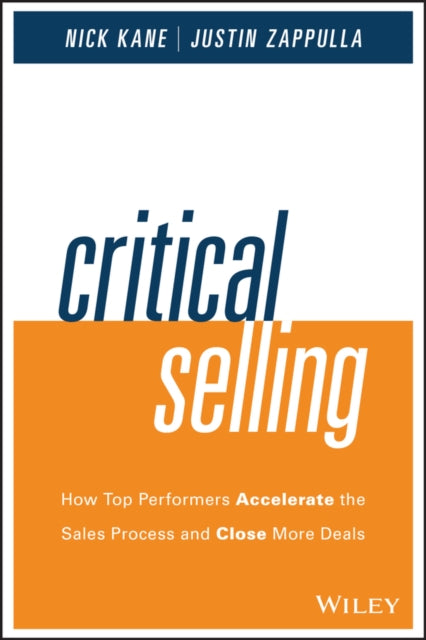 Book cover of: Critical Selling. By: Nick Kane