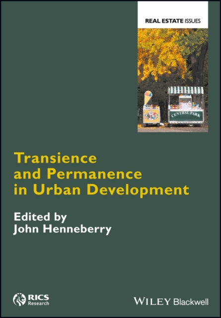 Book cover of: Transience and Permanence in Urban Development. By: John Henneberry
