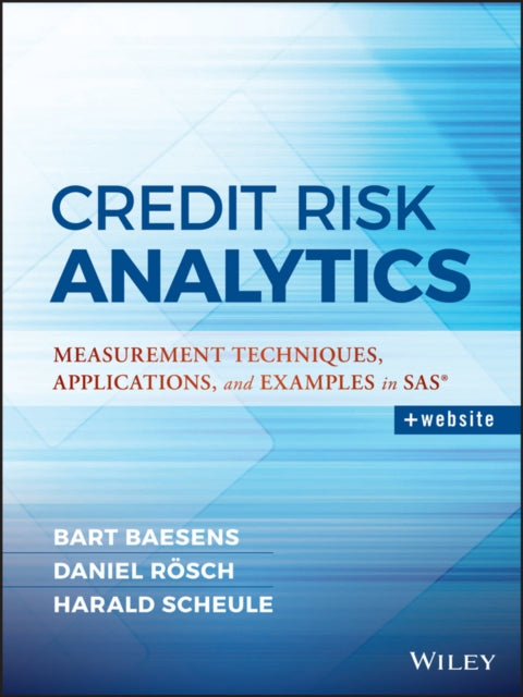 Book cover of: Credit Risk Analytics. By: Bart Baesens