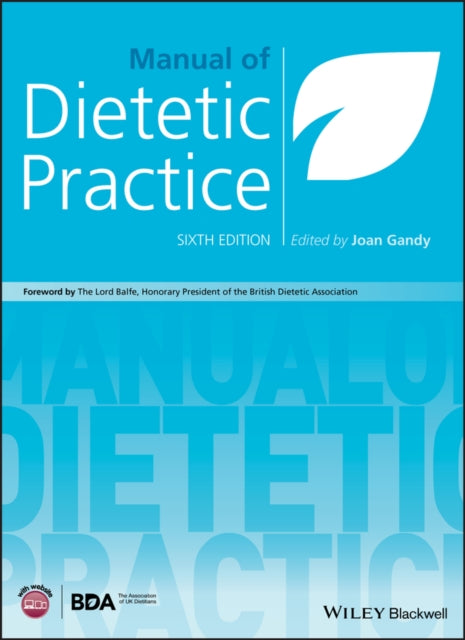 Book cover of: Manual of Dietetic Practice. By: Joan Gandy