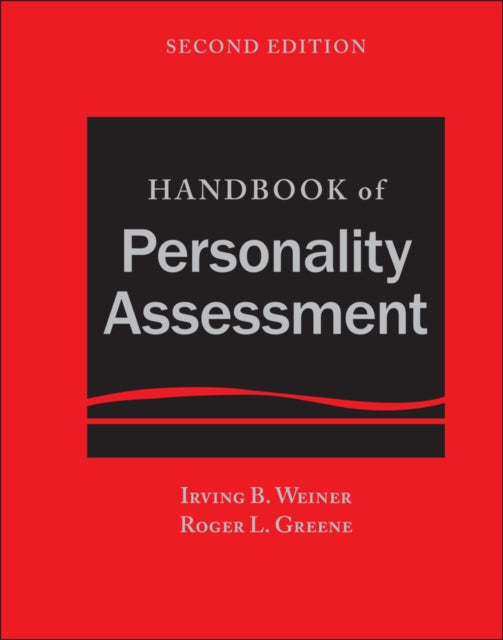 Book cover of: Handbook of Personality Assessment. By: Irving B. Weiner