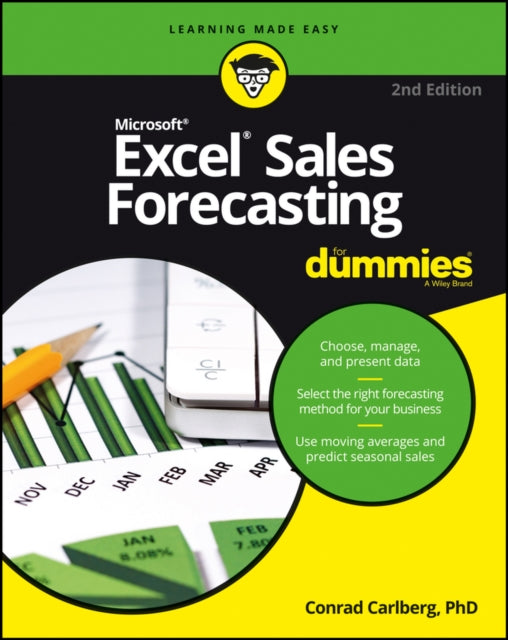 Book cover of: Excel Sales Forecasting For Dummies. By: Conrad George Carlberg