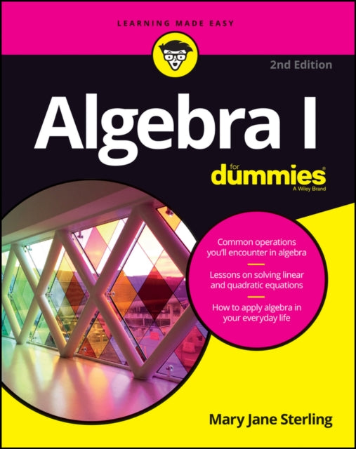 Book cover of: Algebra I For Dummies. By: Mary Jane Sterling