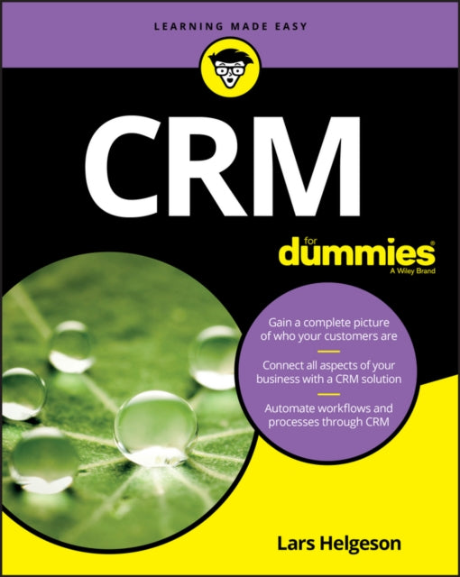 Book cover of: CRM For Dummies. By: Lars Helgeson