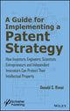 Book cover of: Guide for Implementing a Patent Strategy. By: Donald S. Rimai