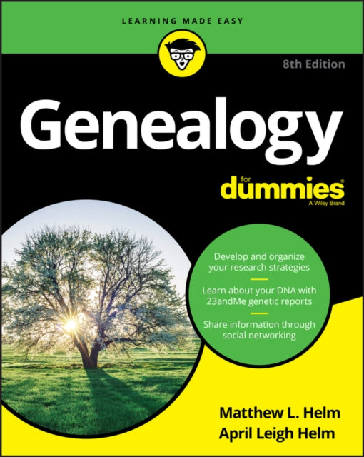 Book cover of: Genealogy For Dummies. By: Matthew L. Helm