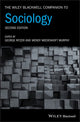 Book cover of: Wiley Blackwell Companion to Sociology. By: George Ritzer