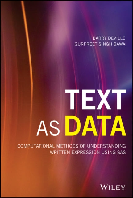Book cover of: Text as Data. By: Barry DeVille