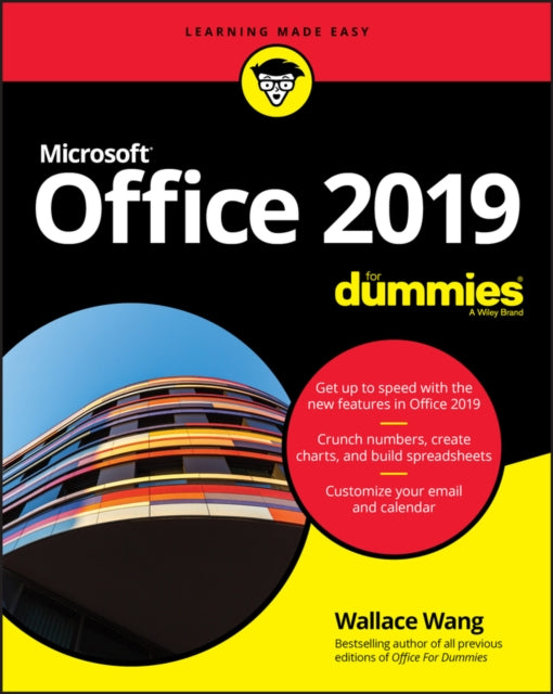 Book cover of: Office 2019 For Dummies. By: Wallace Wang