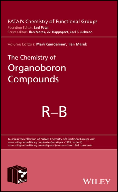 Book cover of: Chemistry of Organoboron Compounds, 2 Volume Set. By: Zvi Rappoport