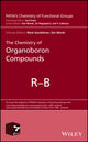 Book cover of: Chemistry of Organoboron Compounds, 2 Volume Set. By: Zvi Rappoport