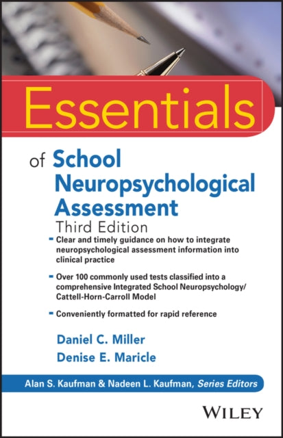 Book cover of: Essentials of School Neuropsychological Assessment. By: Daniel C. Miller