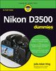 Book cover of: Nikon D3500 For Dummies. By: Julie Adair King