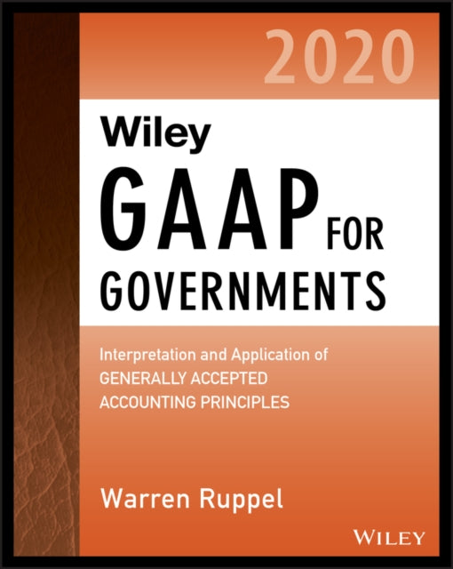 Book cover of: Wiley GAAP for Governments 2020. By: Warren Ruppel