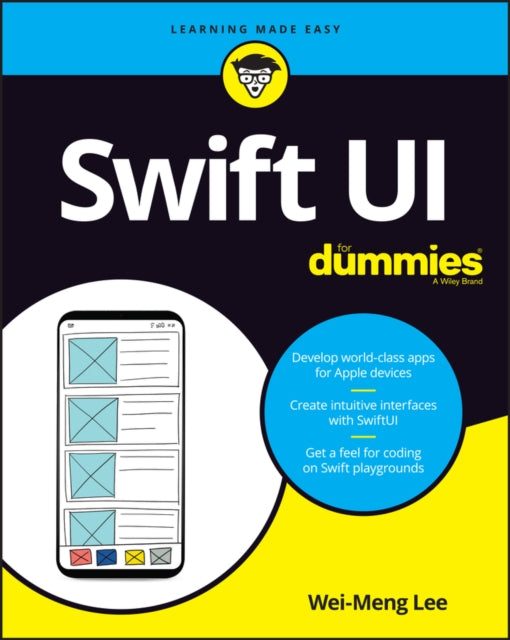 Book cover of: SwiftUI For Dummies. By: Wei-Ming Lee