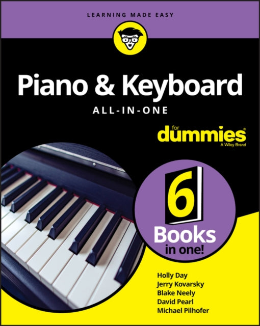Book cover of: Piano & Keyboard All-in-One For Dummies. By: Krijn Soeteman
