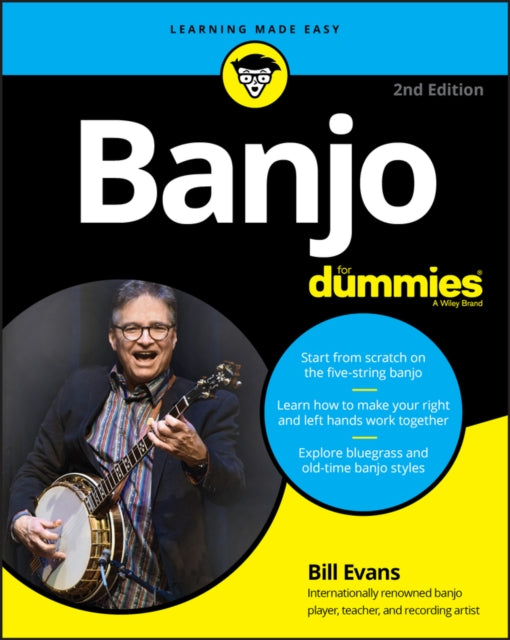 Book cover of: Banjo For Dummies. By: Bill Evans