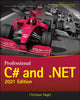Book cover of: Professional C# and .NET. By: Christian Nagel