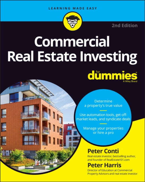 Book cover of: Commercial Real Estate Investing For Dummies. By: Peter Conti