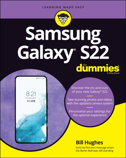 Book cover of: Samsung Galaxy S22 For Dummies. By: Bill Hughes