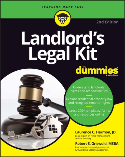Book cover of: Landlord's Legal Kit For Dummies. By: Robert S. Griswold