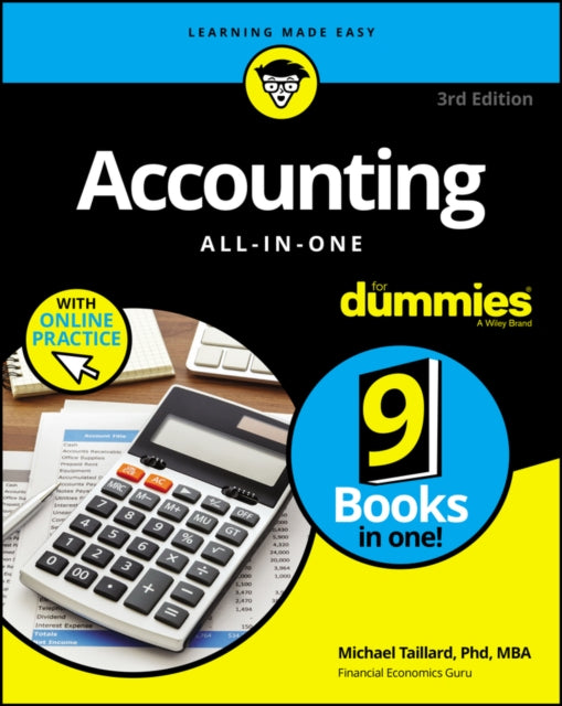 Book cover of: Accounting All-in-One For Dummies (+ Videos and Quizzes Online). By: Michael Taillard