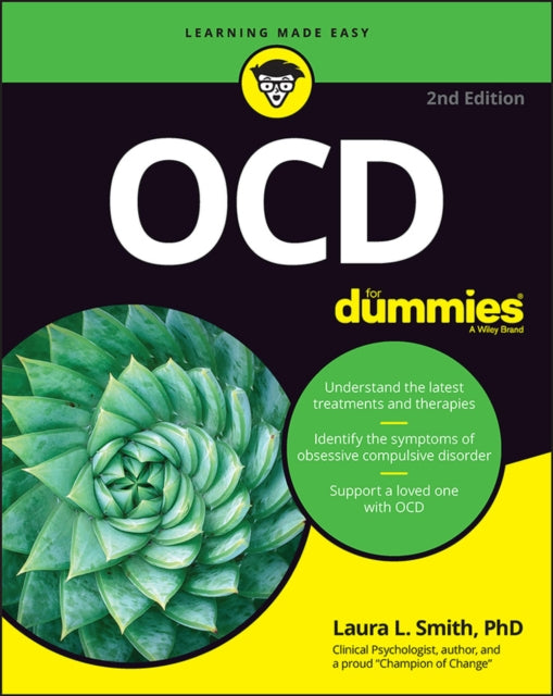 Book cover of: OCD For Dummies. By: Laura L. Smith Ph.D.