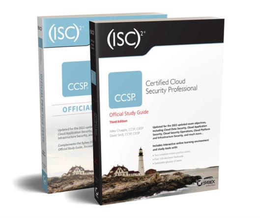 Book cover of: ISC2 CCSP Certified Cloud Security Professional Official Study Guide & Practice Tests Bundle. By: Mike Chapple