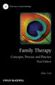 Book cover of: Family Therapy. By: Alan Carr