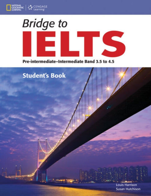 Book cover of: Bridge to IELTS Workbook with Audio CD. By: Harrison