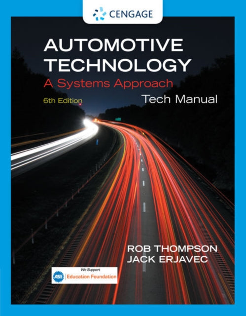 Book cover of: Tech Manual for Erjavec's Automotive Technology: A Systems Approach. By: Jack Erjavec