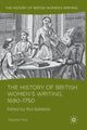 Book cover of: History of British Women's Writing, 1690 - 1750. By: Ros Ballaster