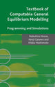 Book cover of: Textbook of Computable General Equilibrium Modeling. By: N. Hosoe
