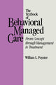 Book cover of: Textbook Of Behavioural Managed Care. By: William L. Poynter