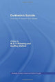 Book cover of: Durkheim's Suicide. By: W. S. F. Pickering