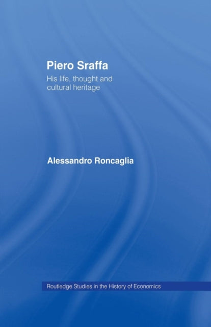 Book cover of: Piero Sraffa. By: Alessandro Roncaglia
