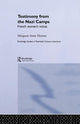 Book cover of: Testimony from the Nazi Camps. By: Margaret-Anne Hutton