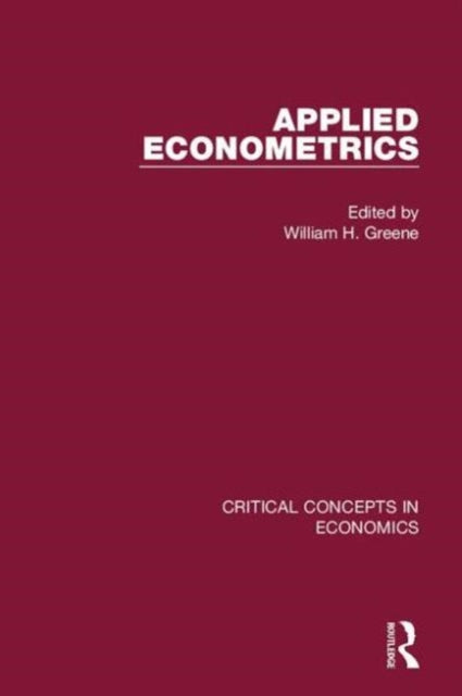Book cover of: Applied Econometrics. By: Greene, William H.