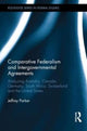 Book cover of: Comparative Federalism and Intergovernmental Agreements. By: Jeff Parker