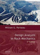 Book cover of: Design Analysis in Rock Mechanics. By: William G. Pariseau