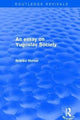 Book cover of: Essay on Yugoslav Society. By: Branko Horvat