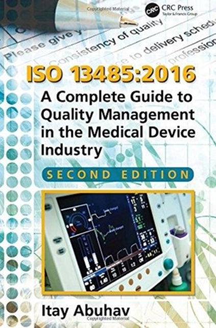 Book cover of: ISO 13485:2016. By: Itay Abuhav