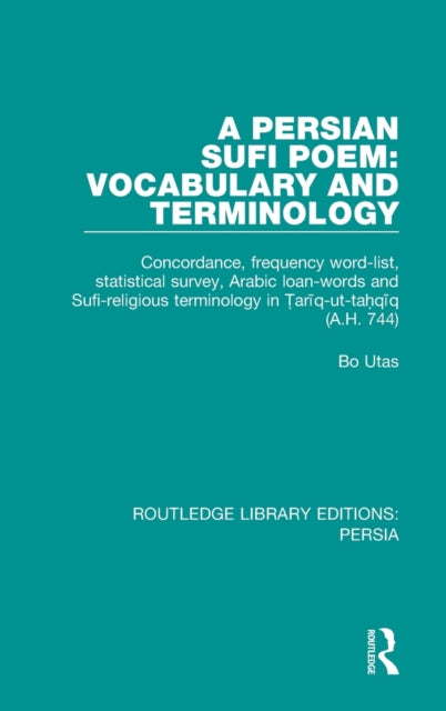 Book cover of: Persian Sufi Poem. By: Bo Utas
